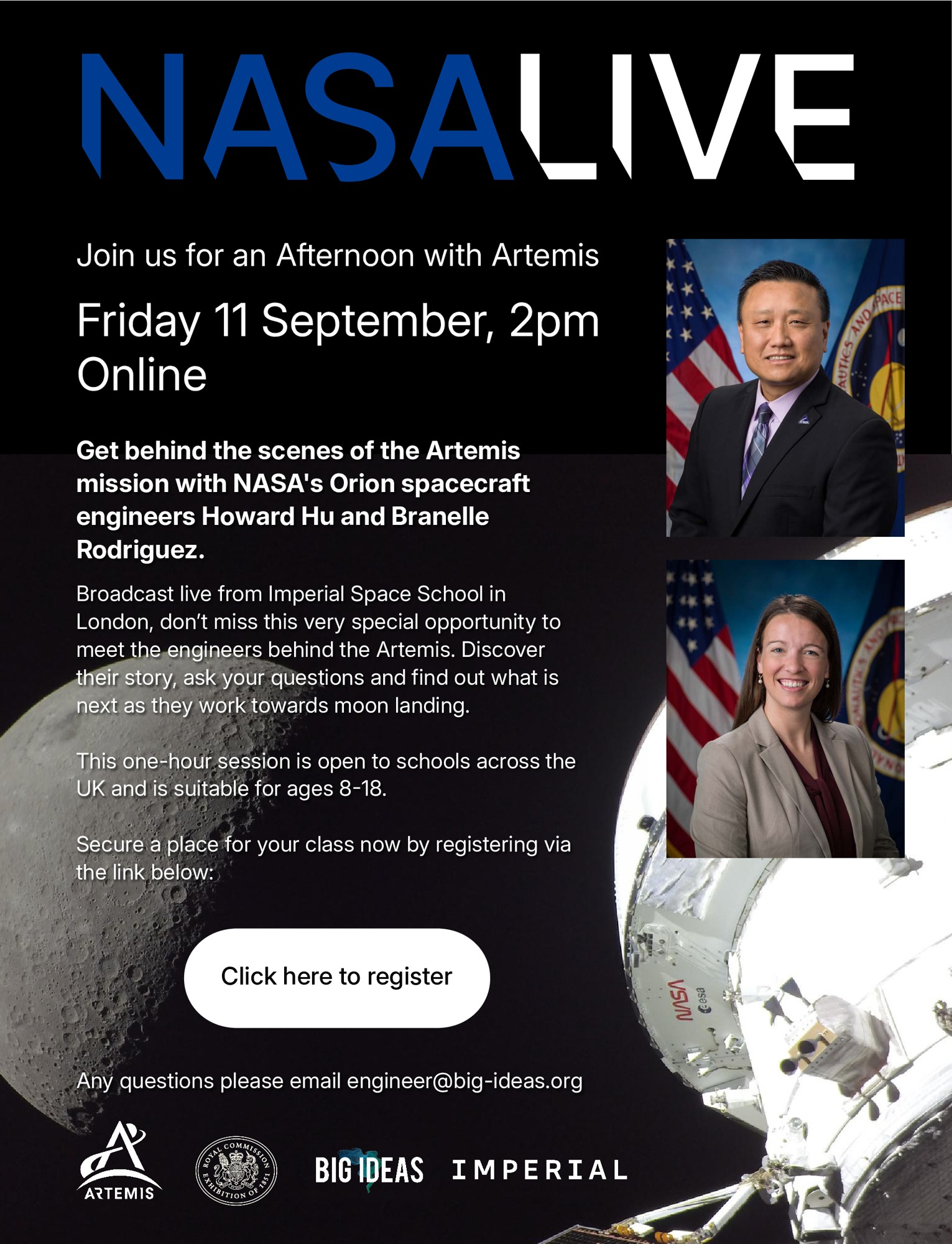 Nasa live flyer 1